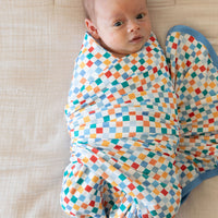 RAINBOW MINI CHECKER | SWADDLE