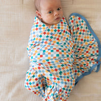 RAINBOW MINI CHECKER | SWADDLE