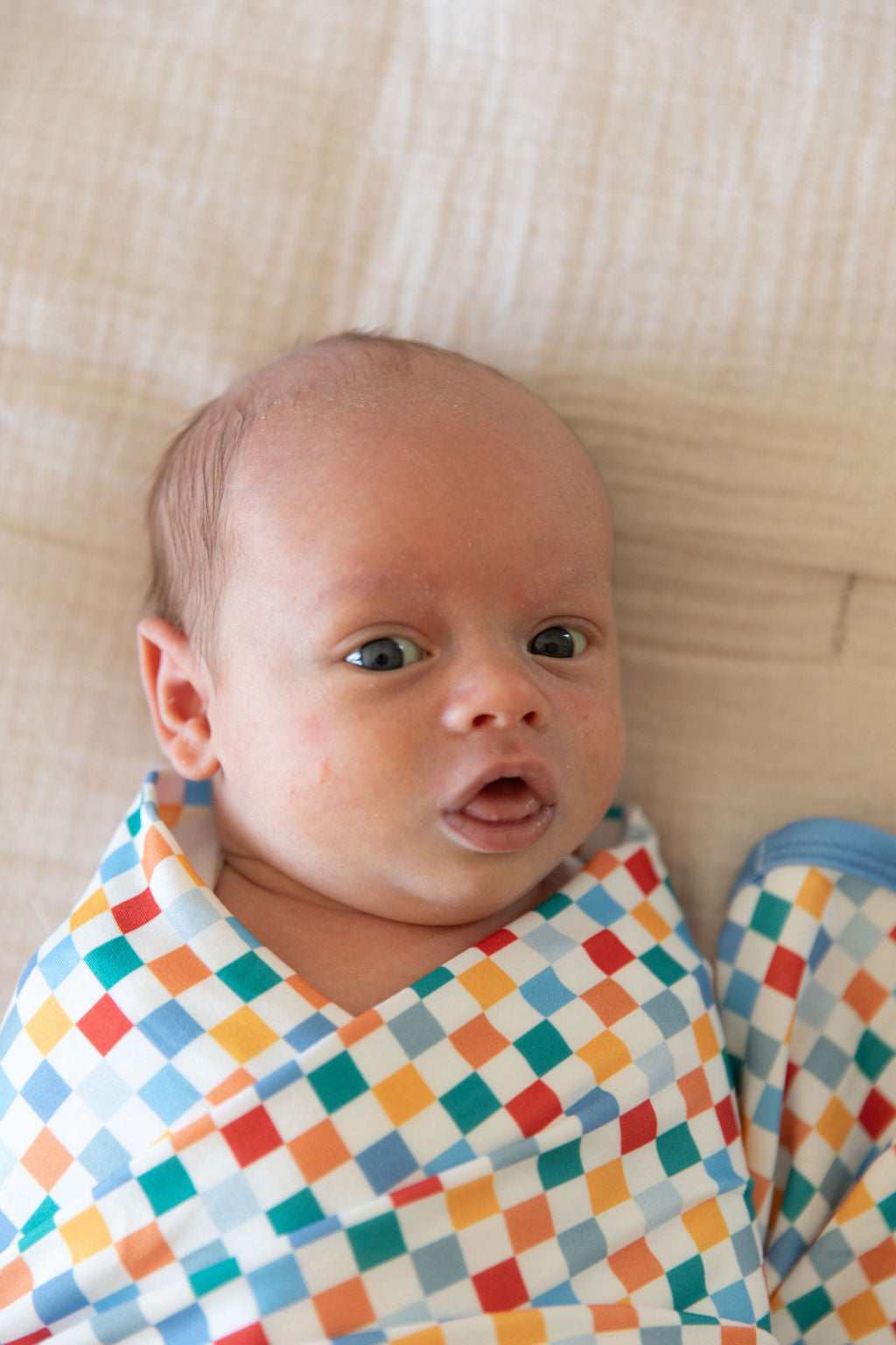 RAINBOW MINI CHECKER | SWADDLE