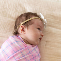 PINK PLAID | SWADDLE