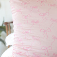 PINK BOWS | PILLOW CASE