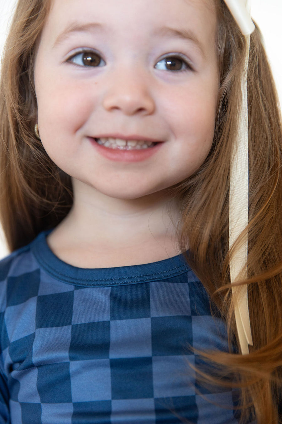 NAVY CHECKER | LONG SLEEVE