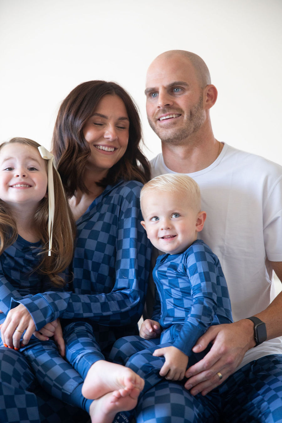 NAVY CHECKER | ZIPPER ONE PIECE