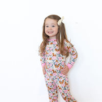 PINK FALL FLORAL | LONG SLEEVE