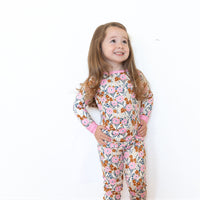 PINK FALL FLORAL | LONG SLEEVE