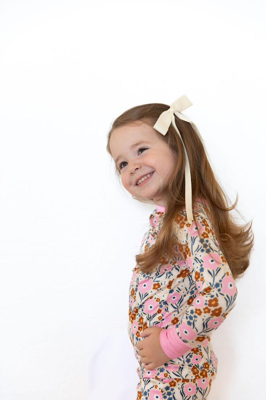 PINK FALL FLORAL | LONG SLEEVE