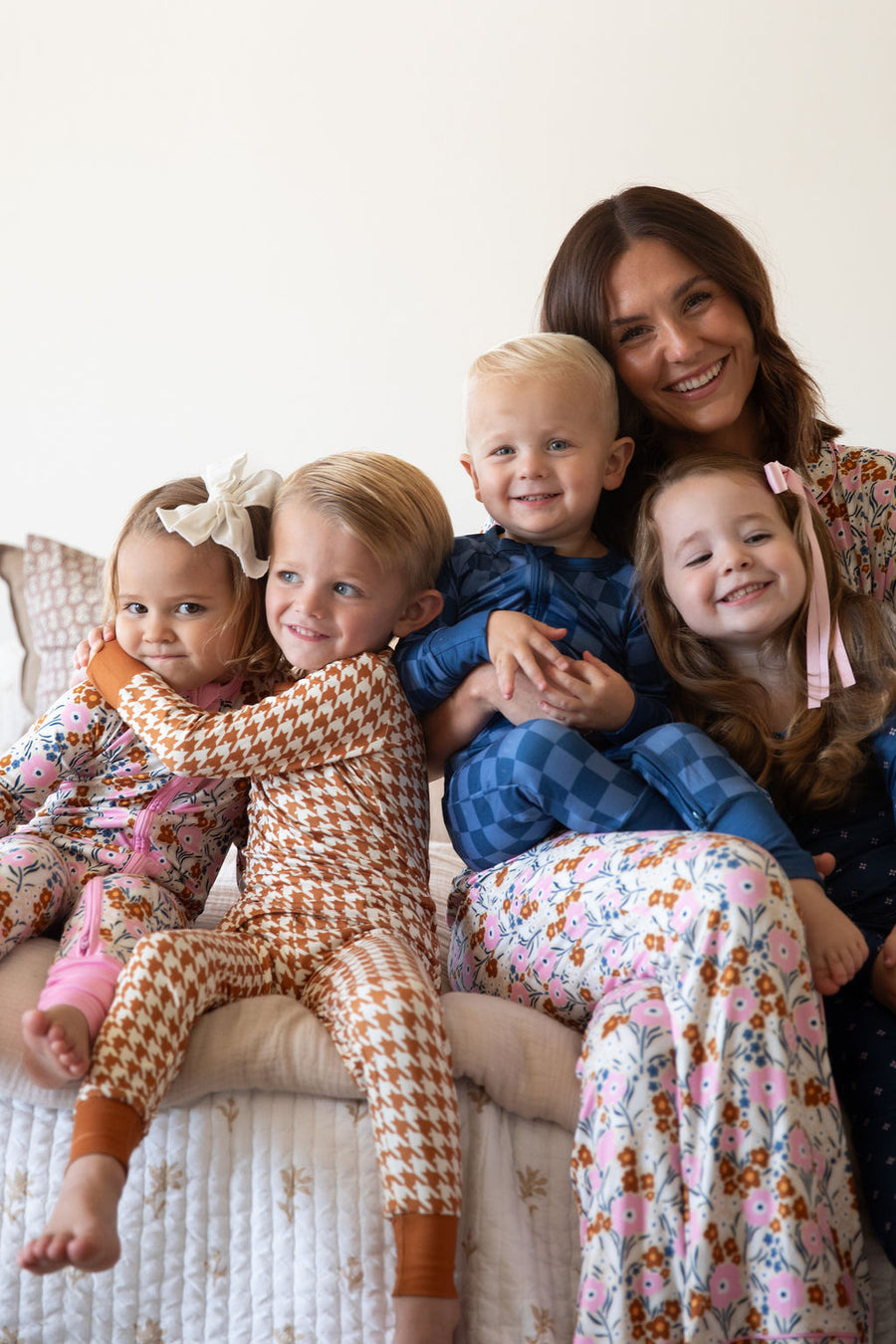 PINK FALL FLORAL | WOMEN'S BUTTON UP SHORT SLEEVE SET