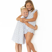 GINGHAM BOWS | RUFFLE SHORT SET