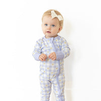 GINGHAM BOWS | ZIPPER ONE PIECE