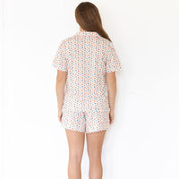 RAINBOW FLORAL | WOMEN'S SHORT SLEEVE SHORTS SET