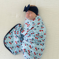 CHERRY STRIPES | SWADDLE