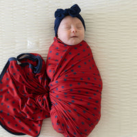 NAVY STARS | SWADDLE