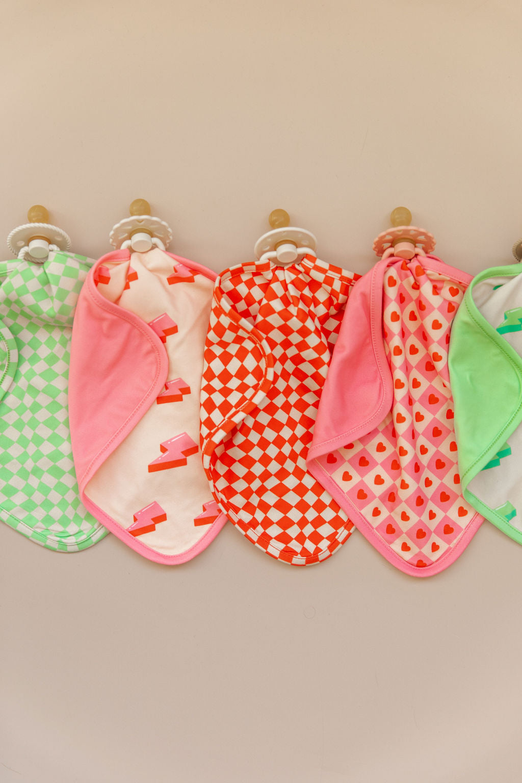 BRIGHT RED MINI CHECKER | LOVIE