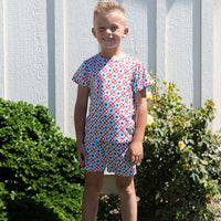 MINI CHECKERED STARS | SHORT SET