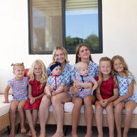 CHERRY STRIPES | WOMEN'S SHORT SLEEVE SHORTS SET