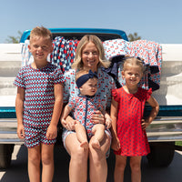USA MINI CHECKER | SHORT SET