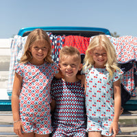 USA MINI CHECKER | SHORT SET