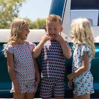 USA MINI CHECKER | SHORT SET
