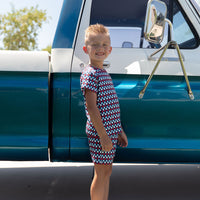 USA MINI CHECKER | SHORT SET