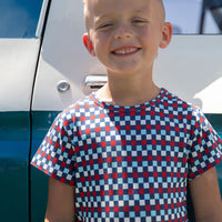 USA MINI CHECKER | SHORT SET
