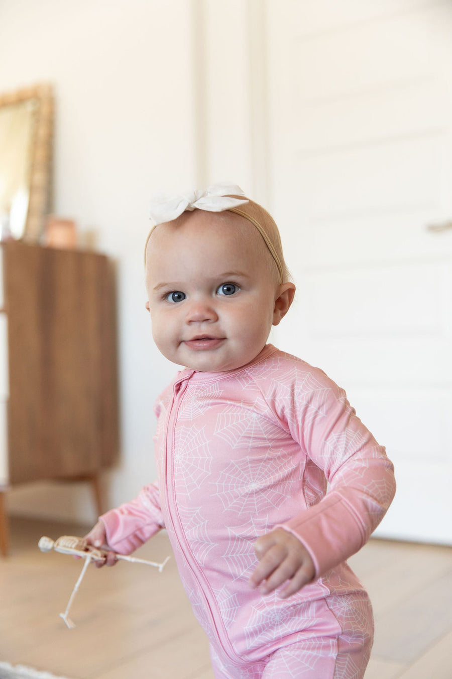PINK WEBS | ZIPPER ONE PIECE