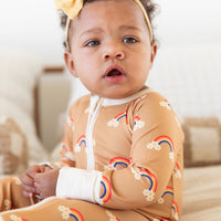 RAINBOW DAISIES | ZIPPER ONE PIECE