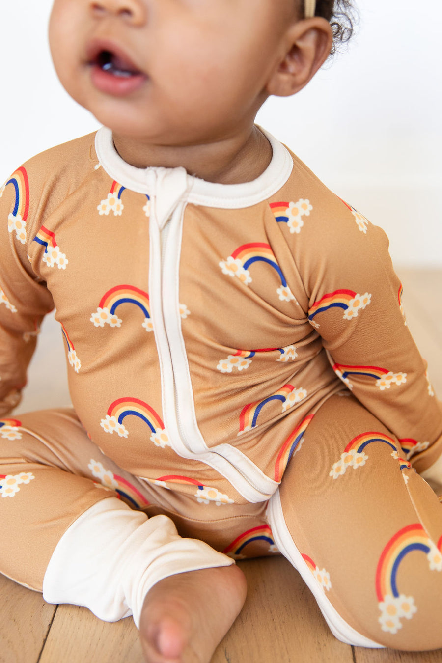 RAINBOW DAISIES | ZIPPER ONE PIECE