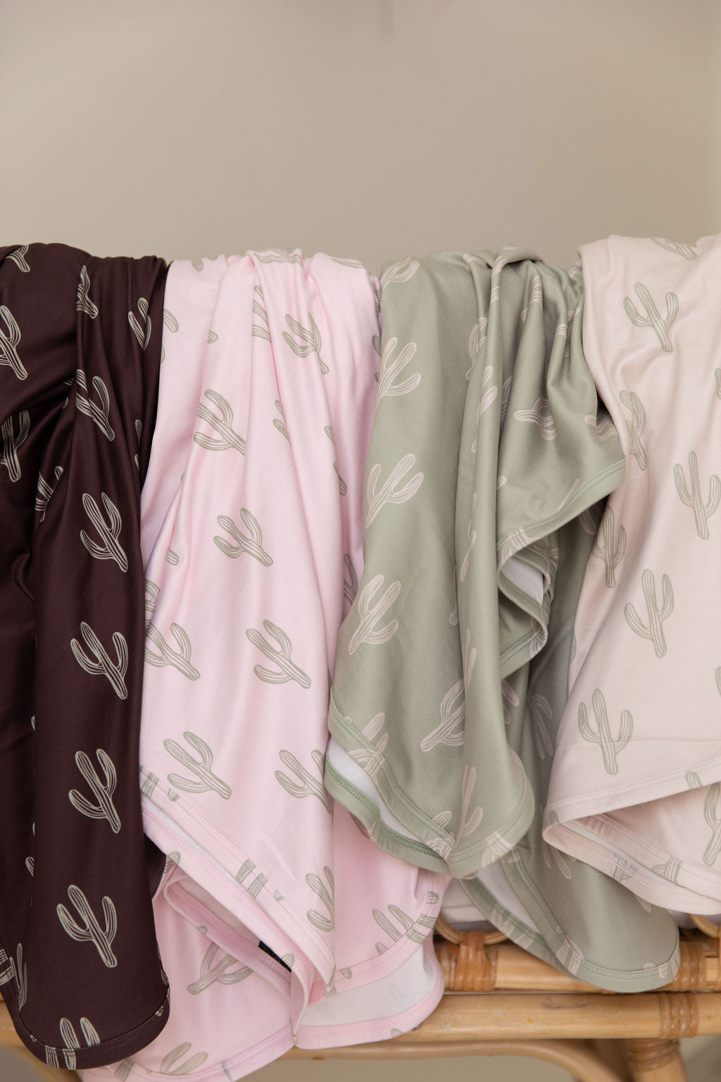 PINK + GREEN CACTUS | SWADDLE