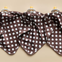 BROWN + WHITE POLKA DOTS | LOVIE