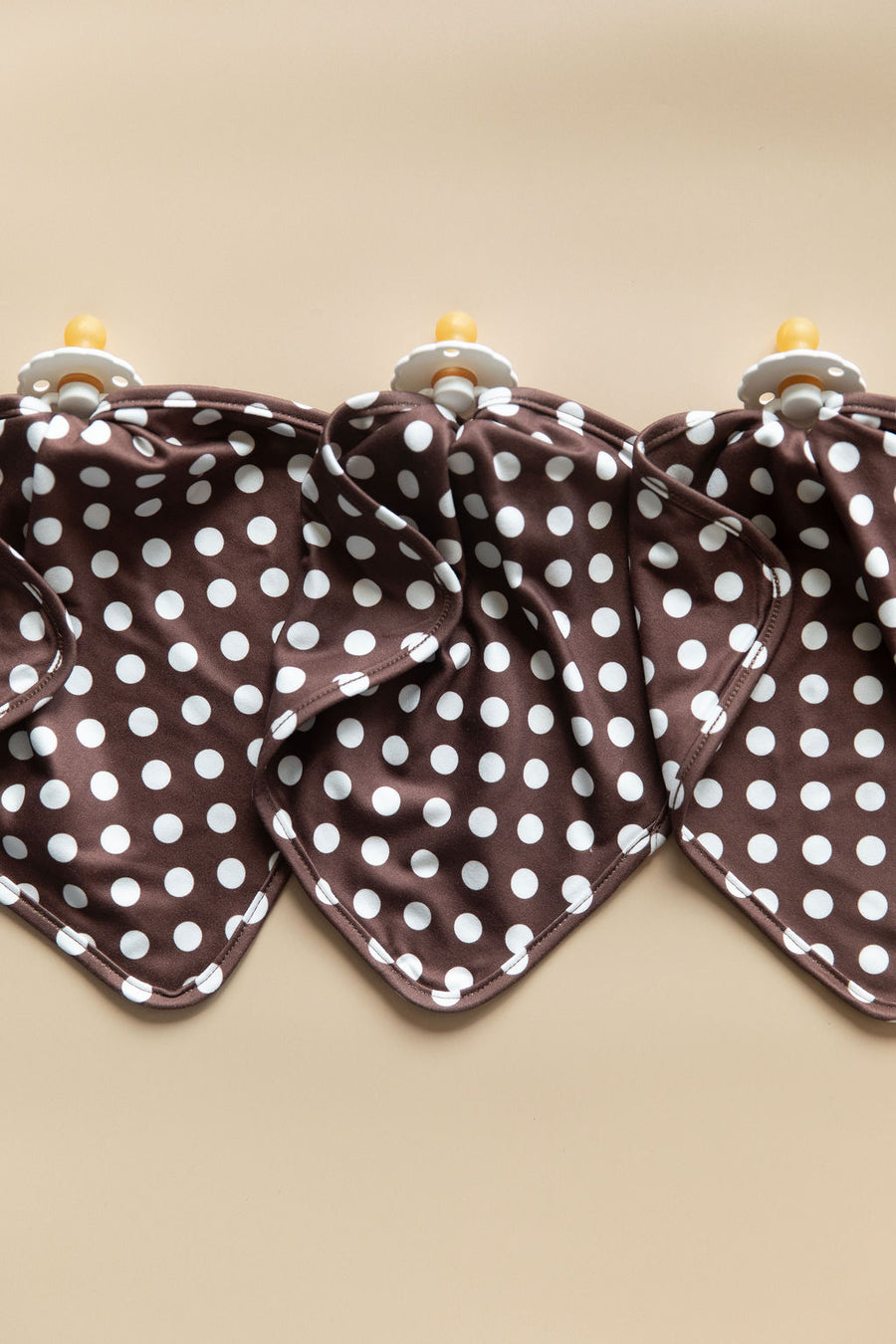 BROWN + WHITE POLKA DOTS | LOVIE