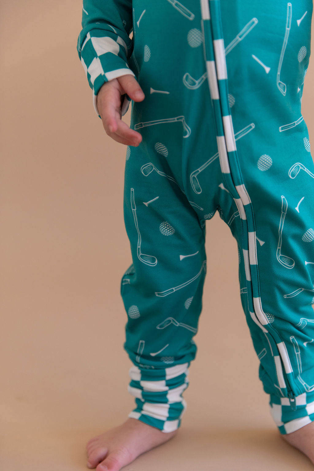TEAL GOLF | ZIPPER ONE PIECE
