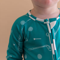 TEAL GOLF | ZIPPER ONE PIECE