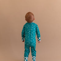 TEAL GOLF | ZIPPER ONE PIECE