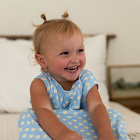 BLUE + YELLOW POLKA DOTS | SLEEP SACK