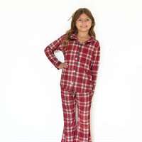 HOLIDAY PLAID | GIRLS' BUTTON UP LONG SLEEVE SET