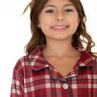HOLIDAY PLAID | GIRLS' BUTTON UP LONG SLEEVE SET