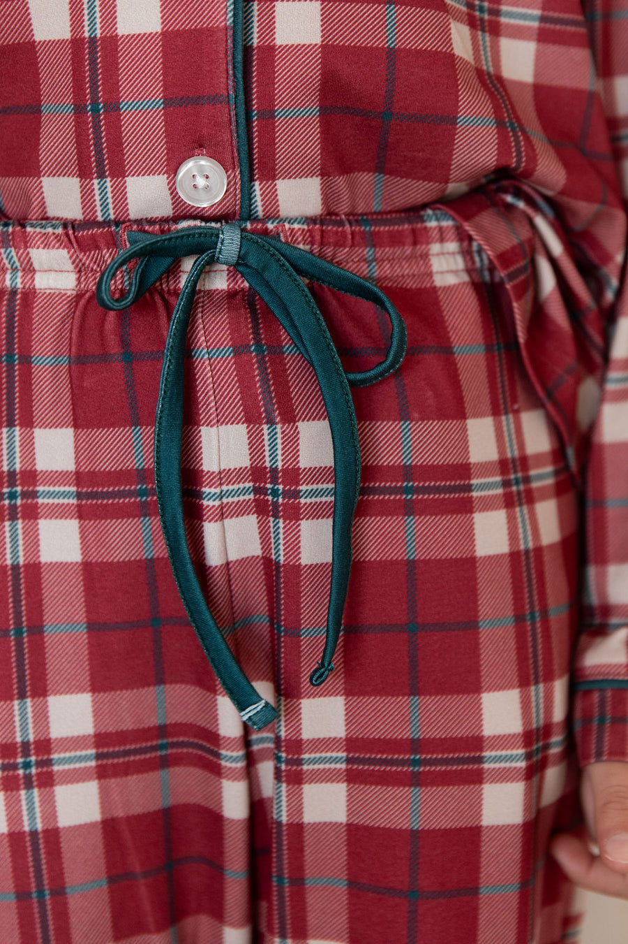 HOLIDAY PLAID | GIRLS' BUTTON UP LONG SLEEVE SET