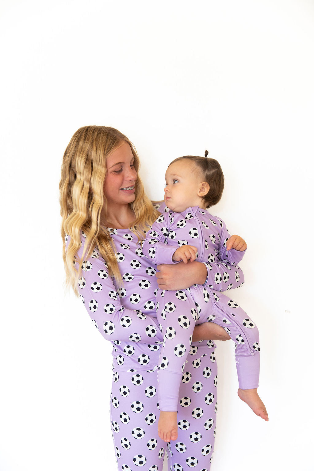 PURPLE SOCCER | ZIPPER ONE PIECE