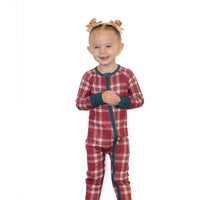 HOLIDAY PLAID | ZIPPER ONE PIECE