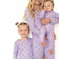 PURPLE SOCCER | ZIPPER ONE PIECE