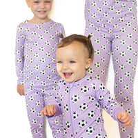 PURPLE SOCCER | ZIPPER ONE PIECE