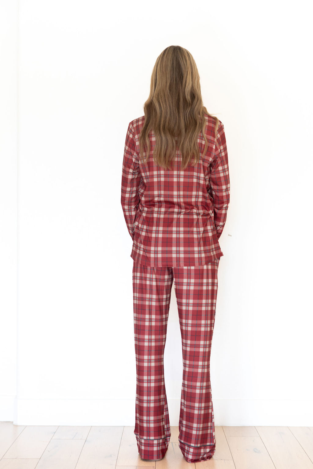 HOLIDAY PLAID | WOMEN'S BUTTON UP LONG SLEEVE SET