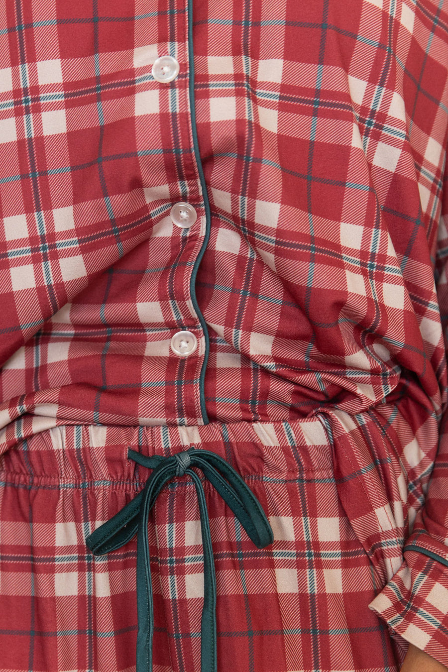 HOLIDAY PLAID | WOMEN'S BUTTON UP LONG SLEEVE SET