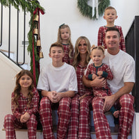 HOLIDAY PLAID | WOMEN'S BUTTON UP LONG SLEEVE SET