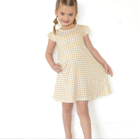 COTTONTAIL GINGHAM | SLEEVE DRESS