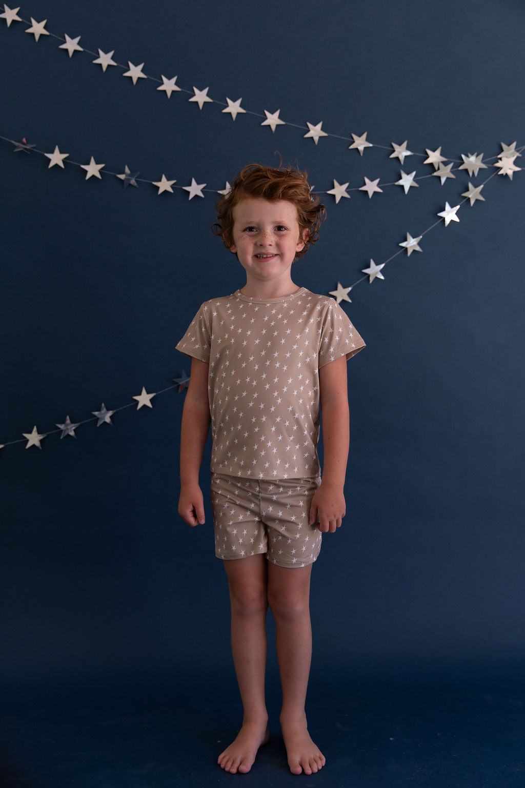 TAN STARS | SHORT SET