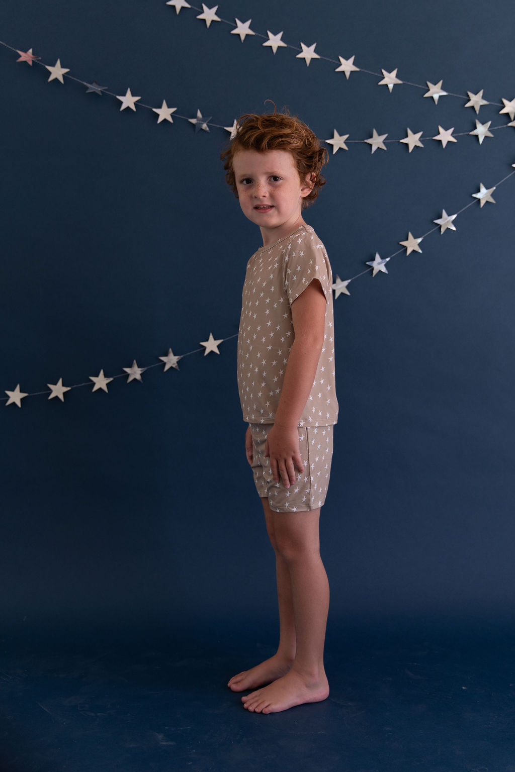 TAN STARS | SHORT SET