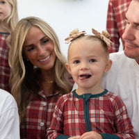 HOLIDAY PLAID | ZIPPER ONE PIECE