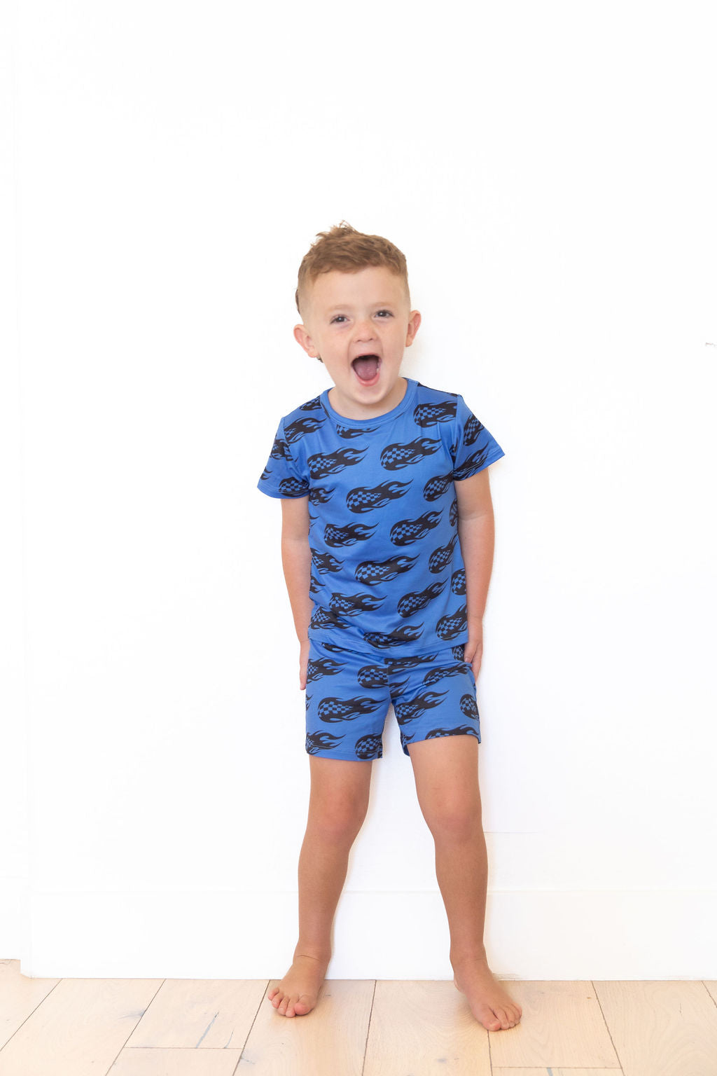 CHECKERED FLAMES | SHORT SET