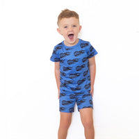 CHECKERED FLAMES | SHORT SET